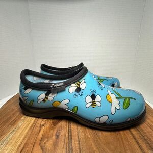 Sloggers Flower Power Bees Waterproof Garden/Work Shoes Women's size 9